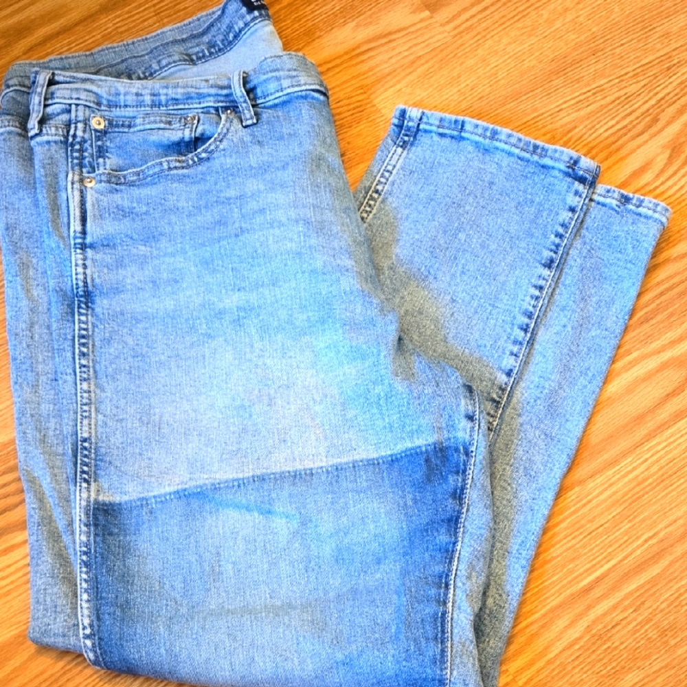 Light Blue Straight Jeans